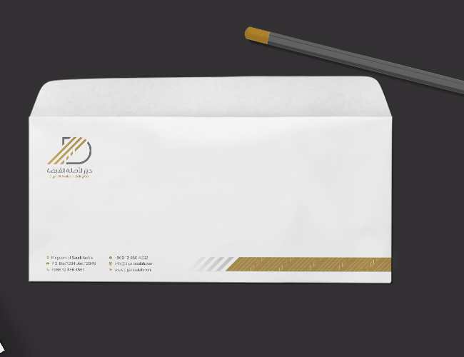 Hire Creative and Professional Graphic Designers. Envelope Design Service in Jeddah, Riyadh 2023. Request for Free Quotation.