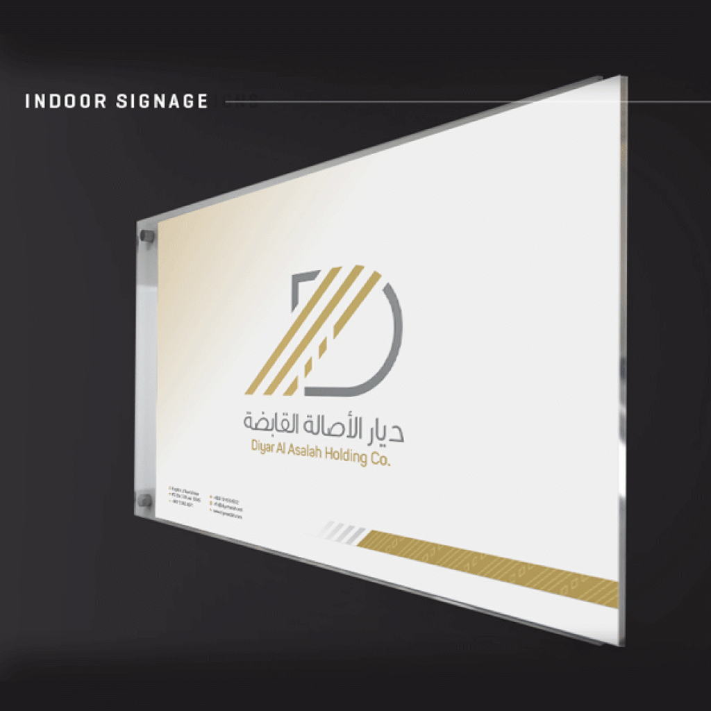 Temporary Signages Riyadh Hire Creative, Professional Graphics designer for your Indoor Signage ...