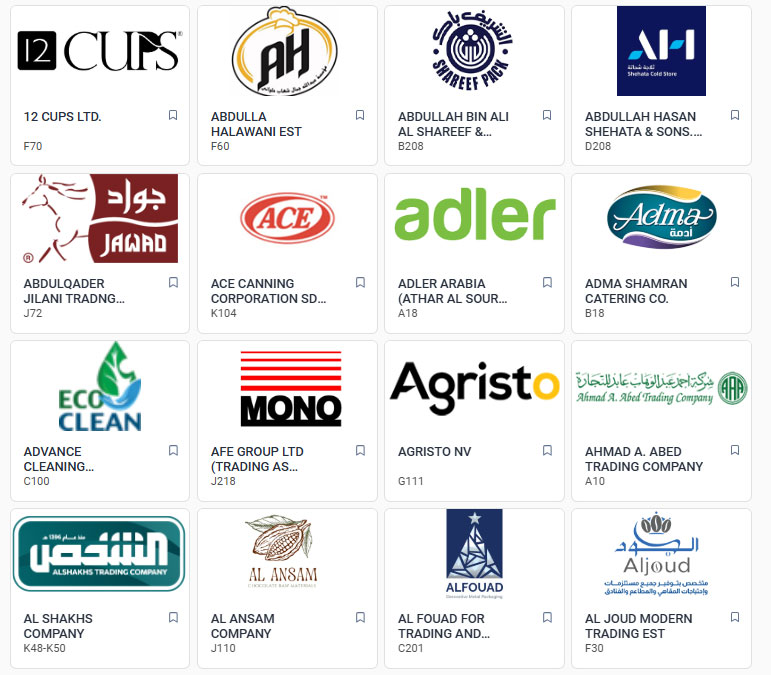 Top Exhibitors - Saudi Horeca Riyadh 2025 - 15-17 December. Saudi Arabia Exhibition Date, Time, Location, Website.