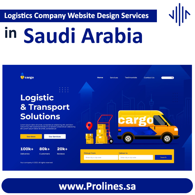 Logistics Company Website Design in Saudi Arabia, Riyadh, Jeddah 2026 - تصميم موقع ووردبريس احترافي - تصميم مواقع الكترونية في السعودية - أفضل شركة تصميم مواقع سعودية | تصميم موقع للشركات والأفراد