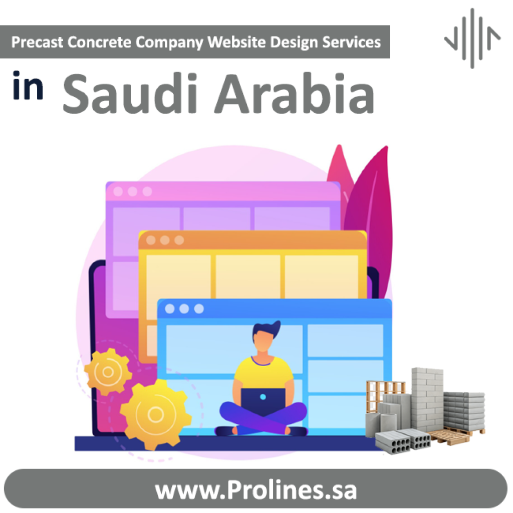 Precast Concrete Company Website Design in Saudi Arabia | Prolines