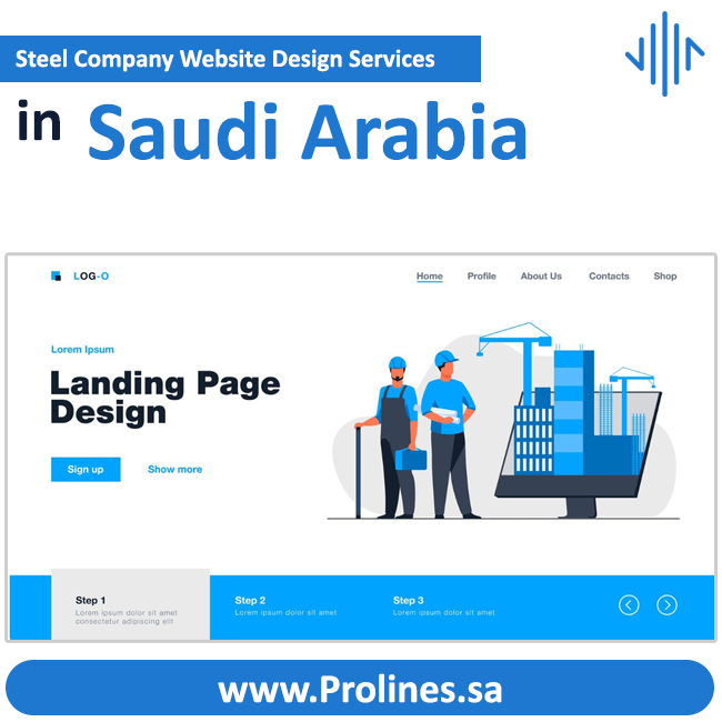 Steel Company Website Design Services in Saudi Arabia 2026 Jeddah, Riyadh - تصميم موقع ووردبريس احترافي - تصميم مواقع الكترونية في السعودية - أفضل شركة تصميم مواقع سعودية | تصميم موقع للشركات والأفراد