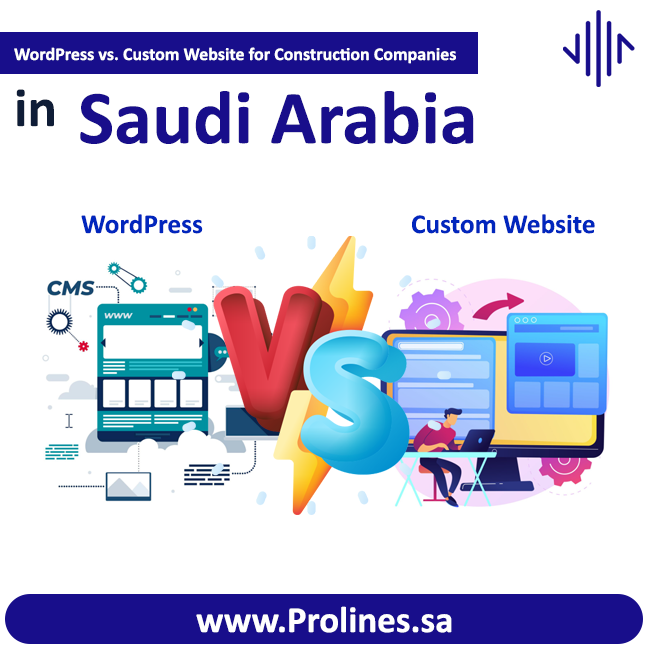 WordPress vs. Custom Website for Construction Companies 2026 - تصميم موقع ووردبريس احترافي - تصميم مواقع الكترونية في السعودية - أفضل شركة تصميم مواقع سعودية | تصميم موقع للشركات والأفراد