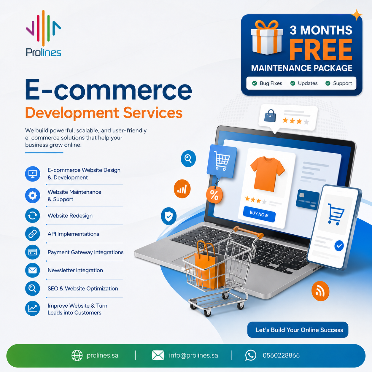 Saudi eCommerce development services in Jeddah and Riyadh 2026/ 2027 with custom online store design, secure payment gateway integration, and scalable eCommerce solutions for businesses. خدمات تطوير المتاجر الإلكترونية في المملكة العربية السعودية في جدة والرياض مع تصميم متجر احترافي، وربط بوابات الدفع الآمنة، وحلول تجارة إلكترونية قابلة للتوسع.