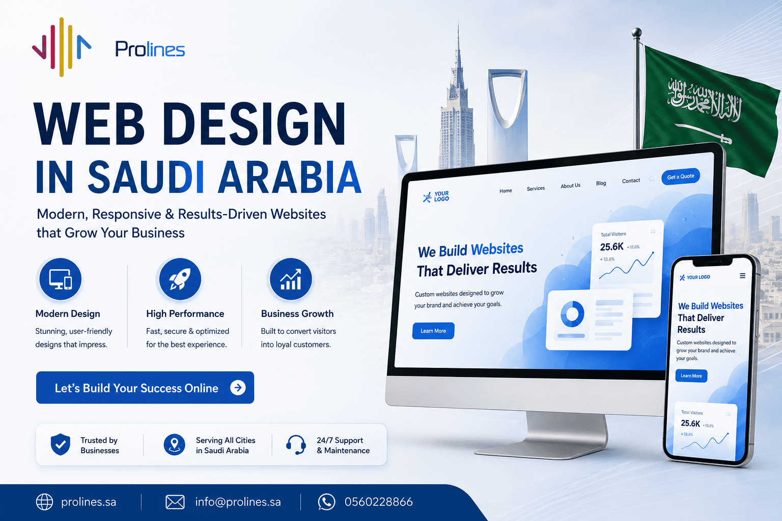 Professional website design services in Saudi Arabia for Riyadh and Jeddah businesses 2027 - خدمات تصميم مواقع إلكترونية احترافية في السعودية للشركات في الرياض وجدة