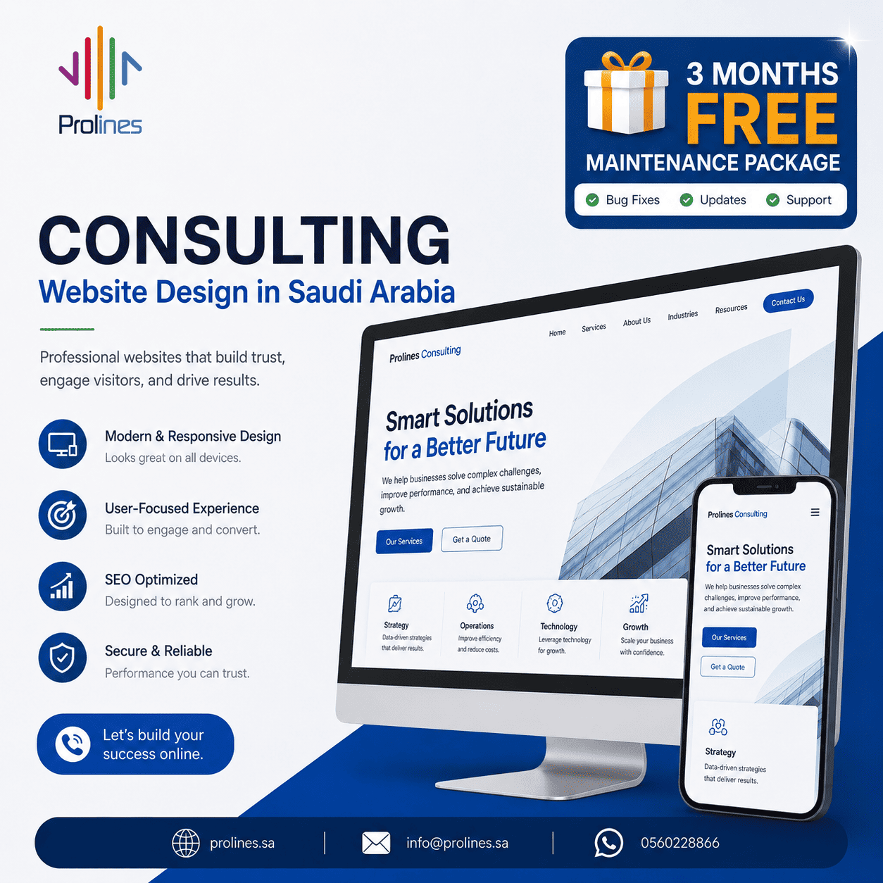 Modern consulting website design in Riyadh & Jeddah, Saudi Arabia. - تصميم مواقع استشارية حديثة في الرياض وجدة، السعودية